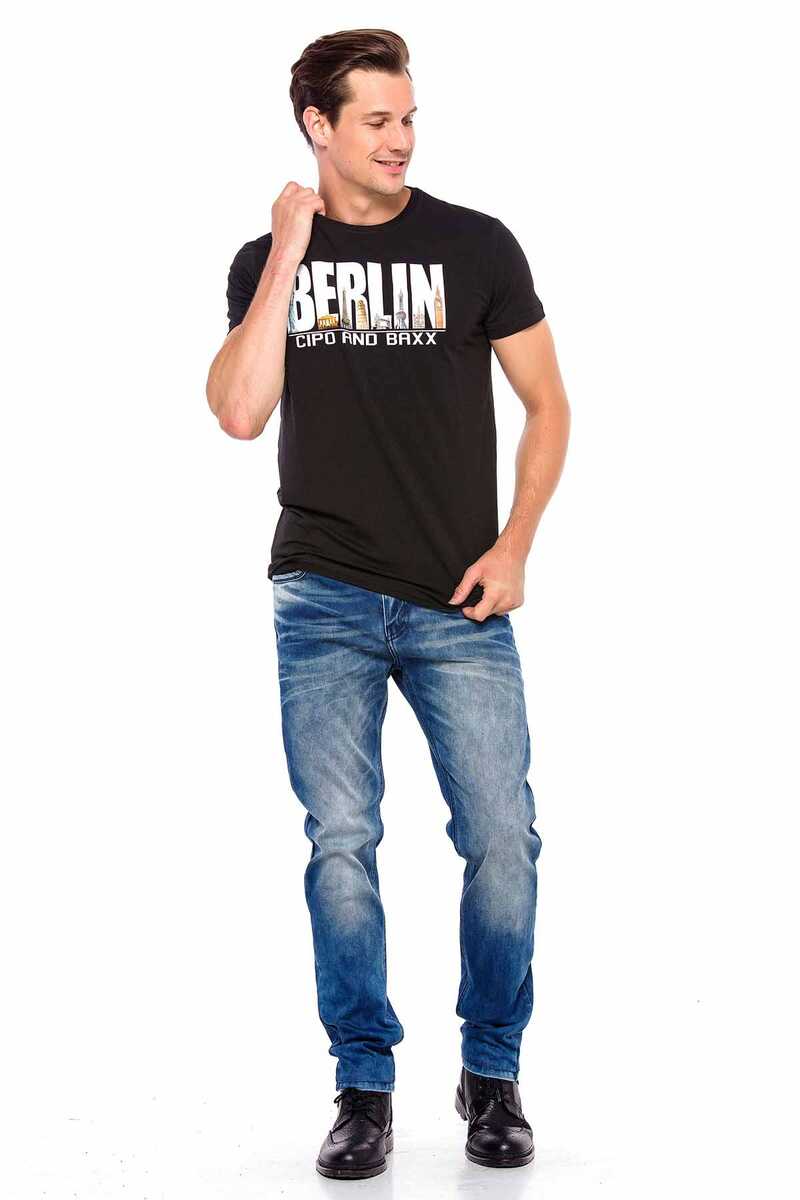 CT166 t-shirt męski z nadrukiem