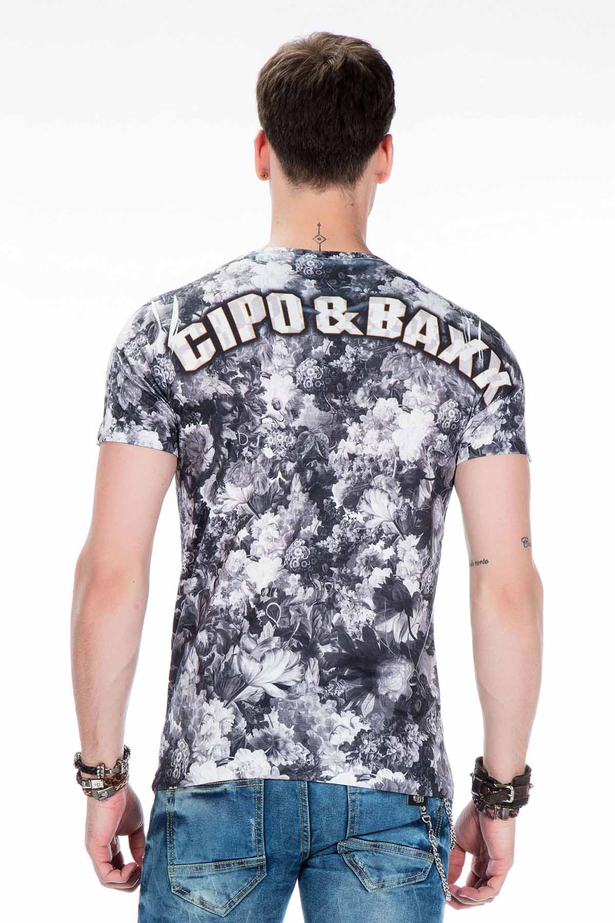 CT382 t-shirt męski z nadrukiem