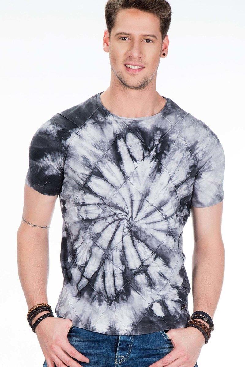 CT406 Herren T-Shirt mit coolem Batik-Muster
