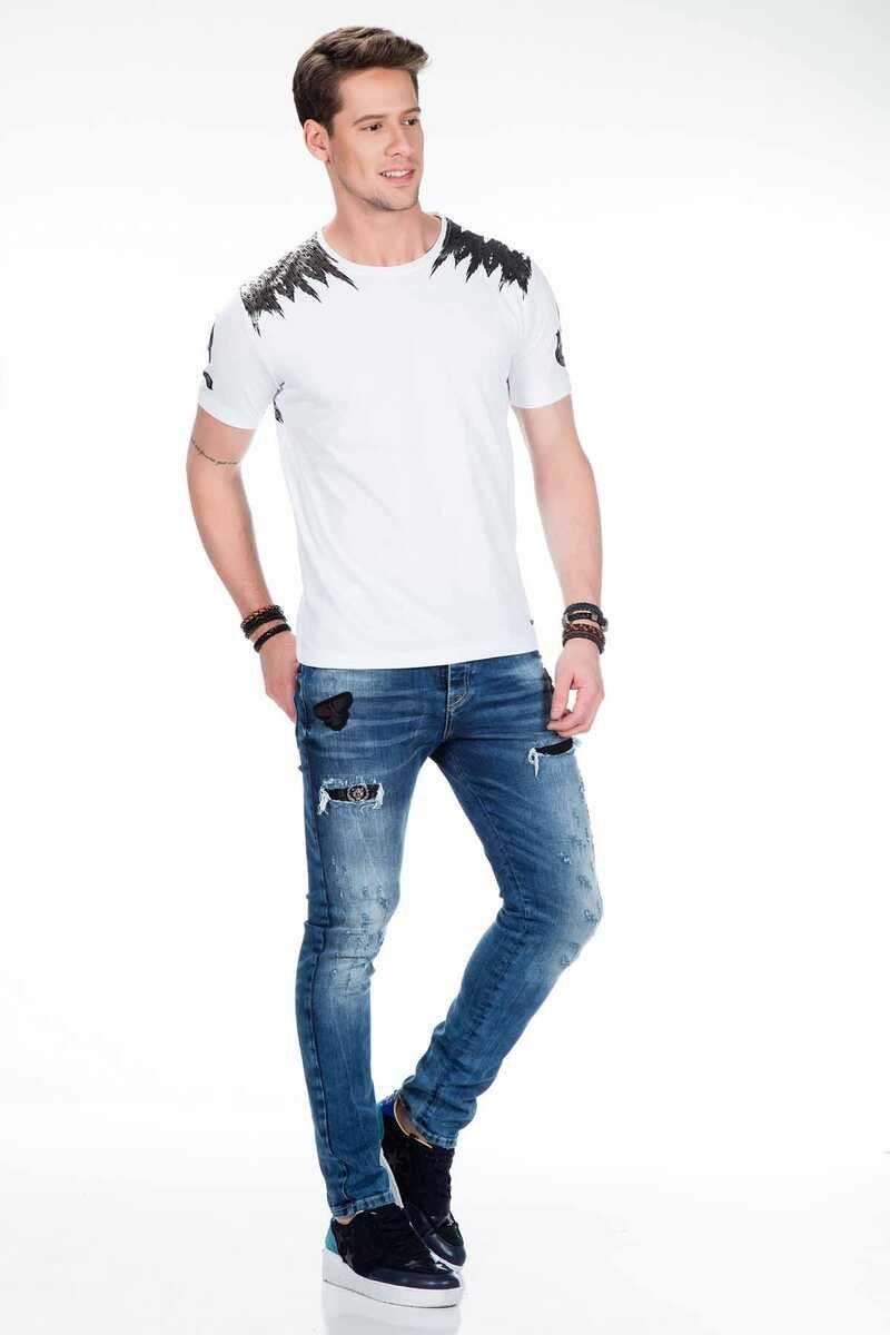 CT409 Men's T-shirt with all-over print