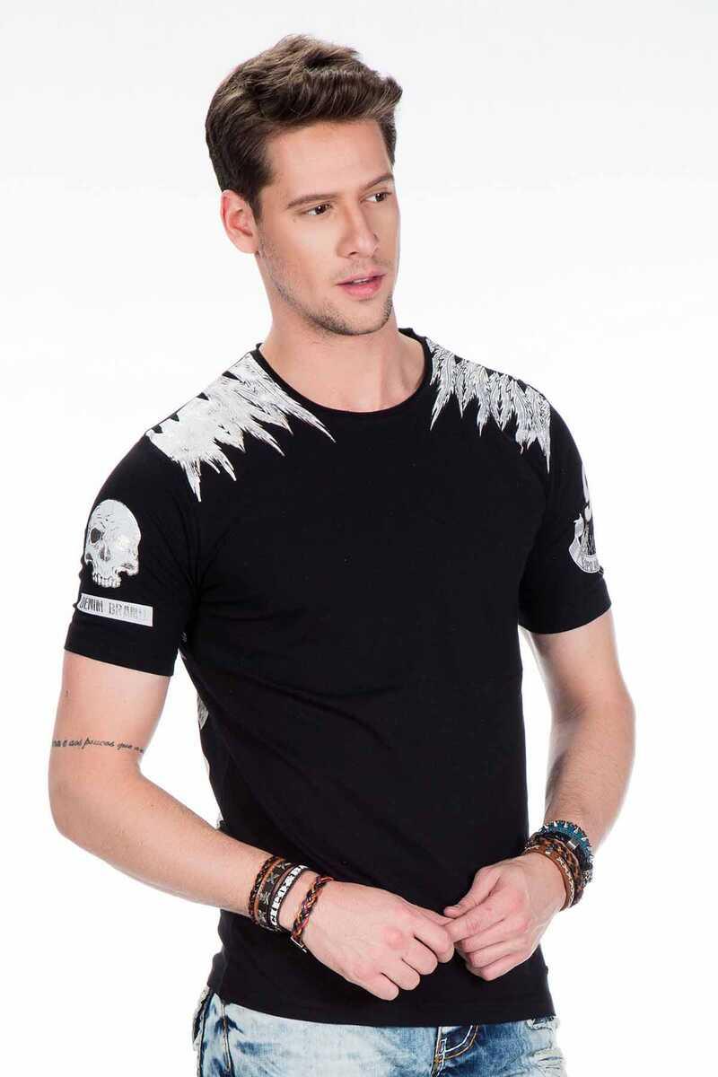 CT409 Men's T-shirt with all-over print