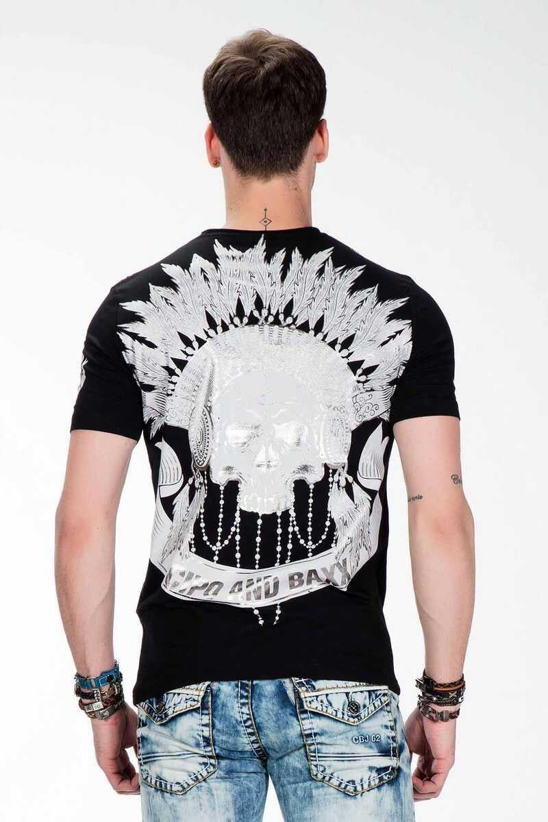 CT409 Men's T-shirt with all-over print