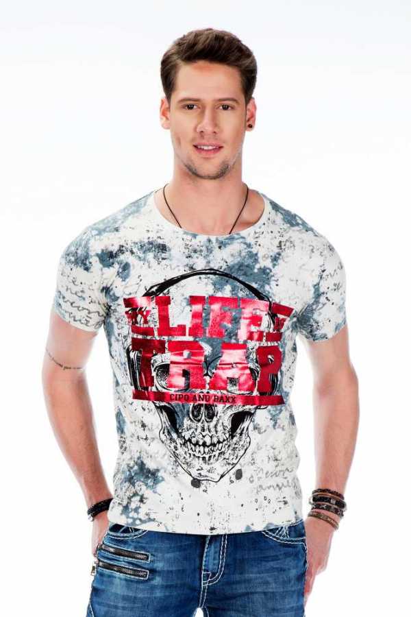 CT410 t-shirt męski z nadrukiem