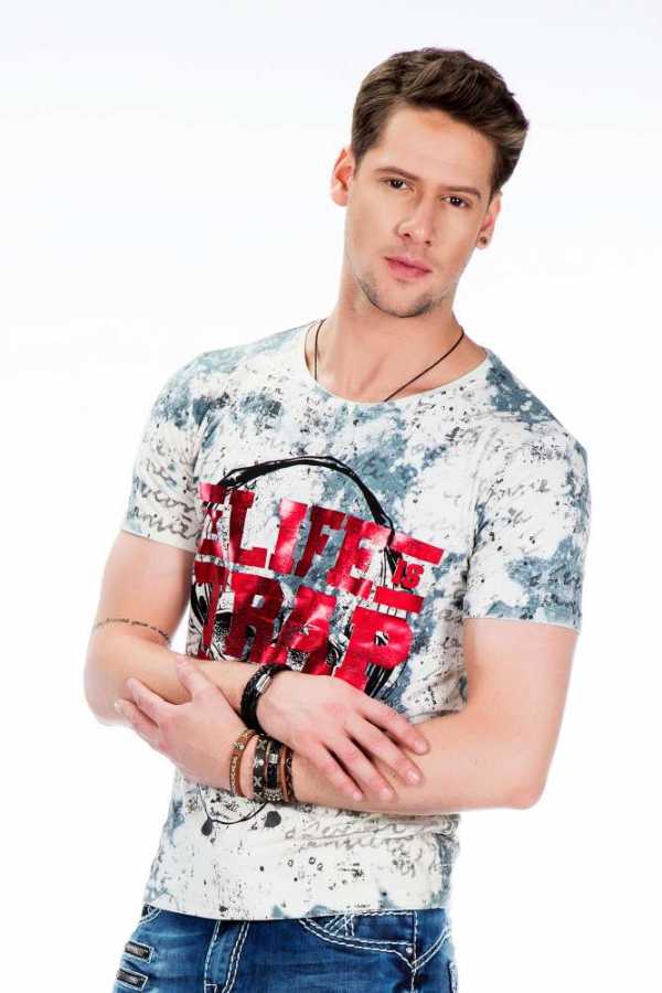 CT410 t-shirt męski z nadrukiem