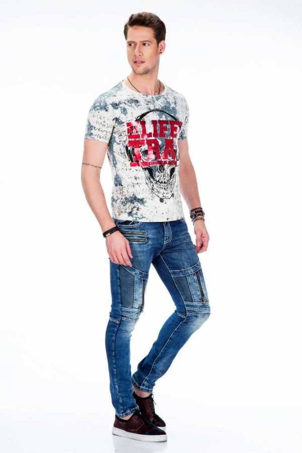 CT410 t-shirt męski z nadrukiem