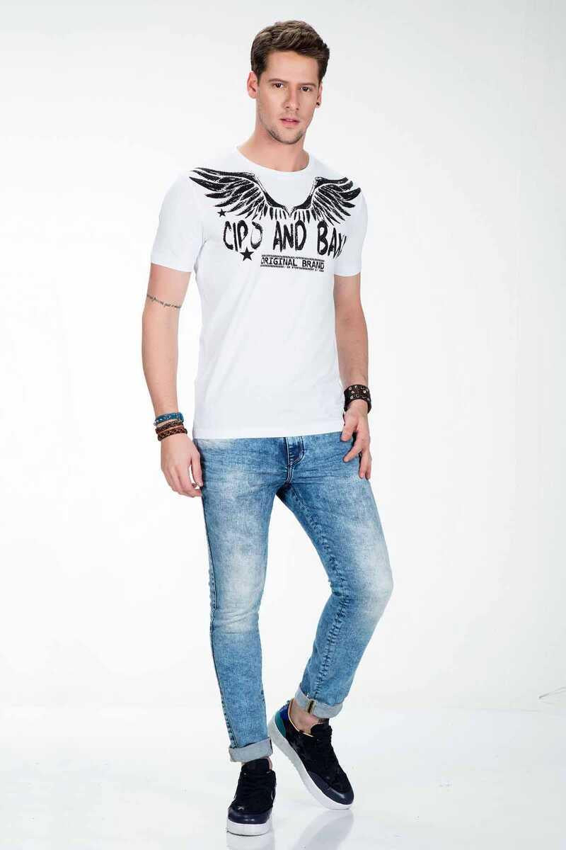 CT411 T-shirt da Uomo con Stampa Ali