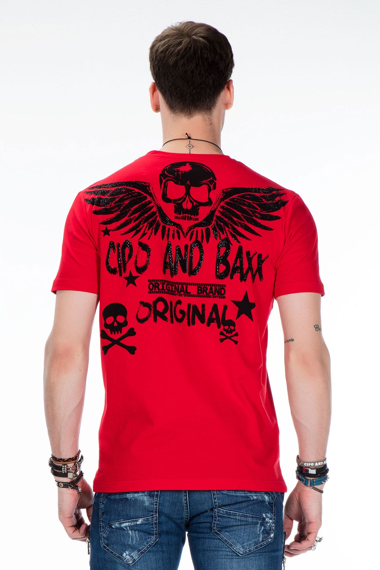 CT411 T-shirt da Uomo con Stampa Ali