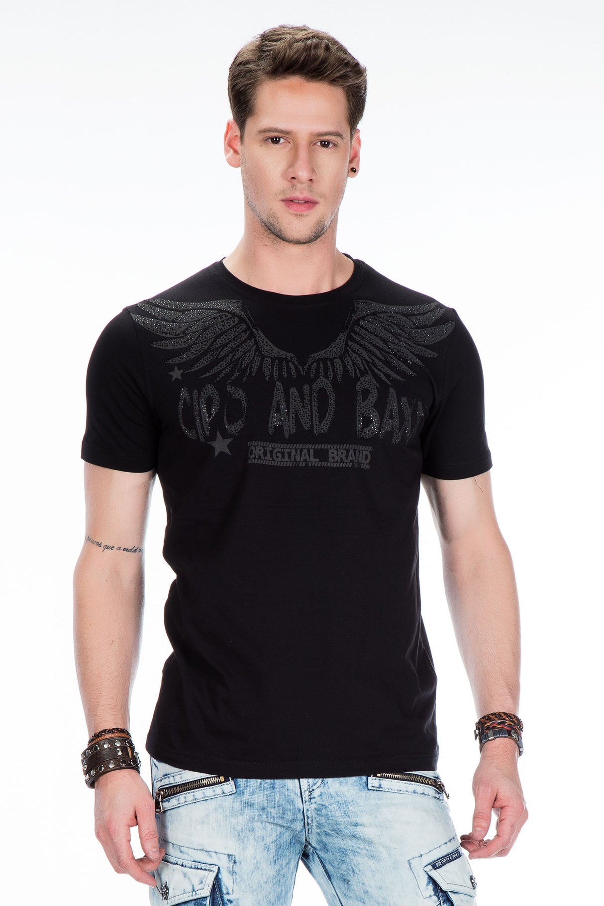 CT411 T-shirt da Uomo con Stampa Ali
