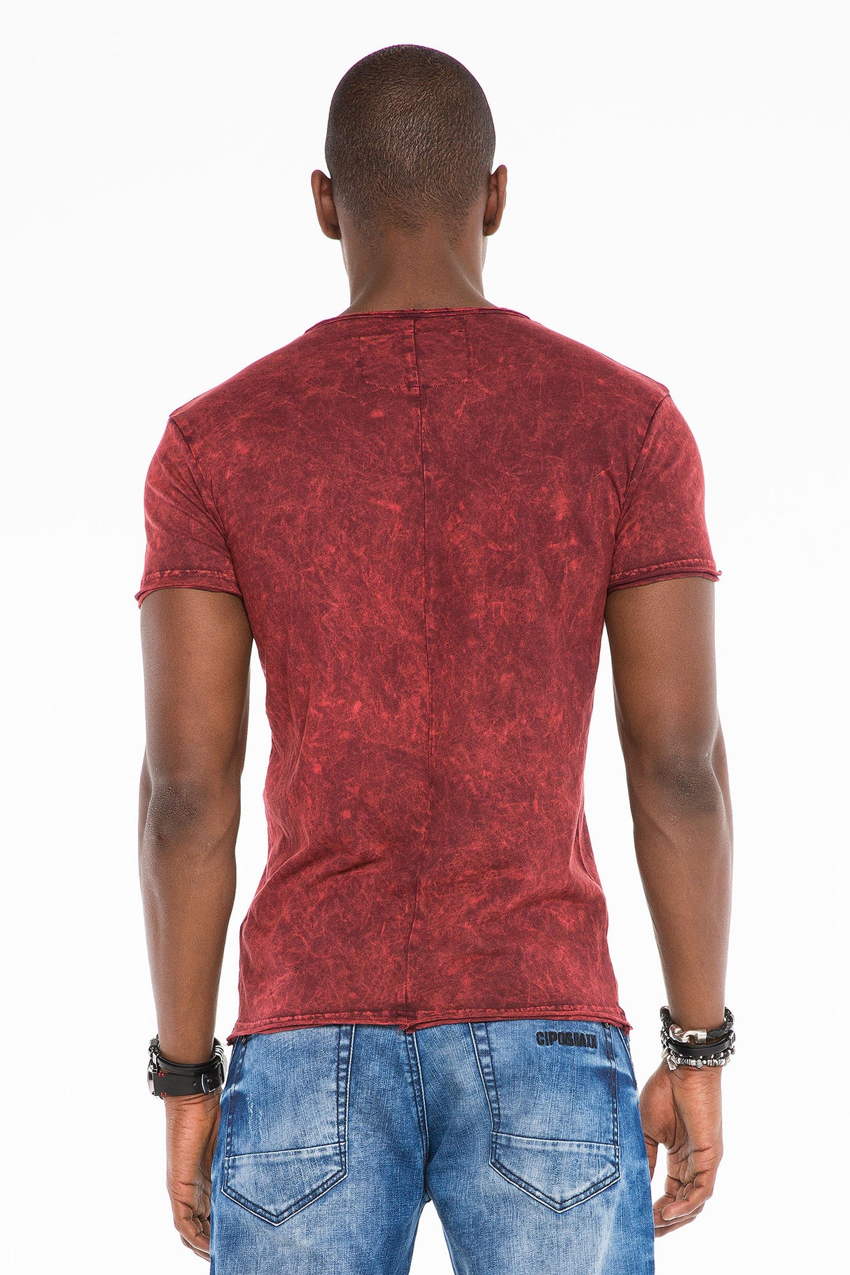 CT497 t-shirt męski cieniowany