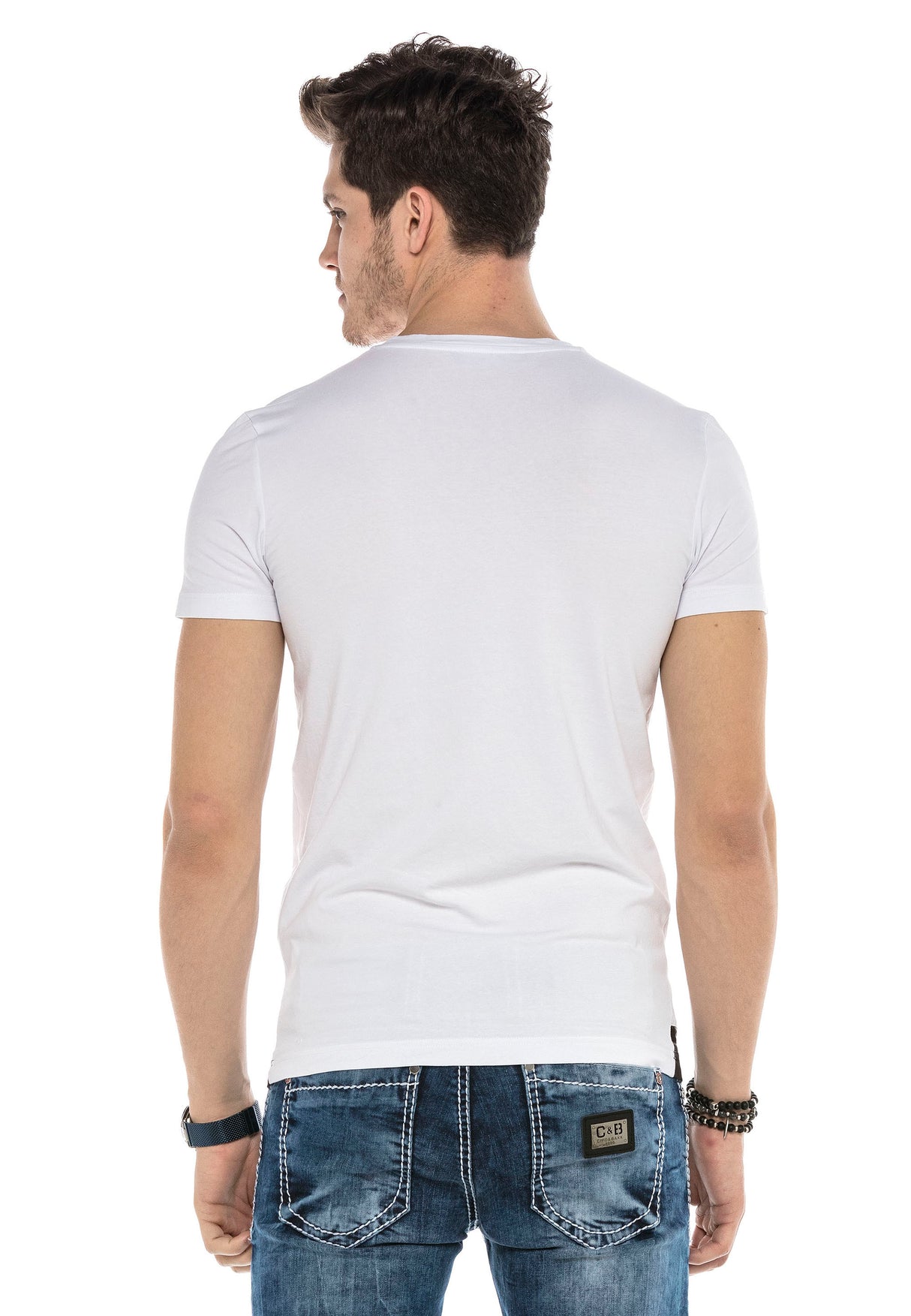 CT539 t-shirt męski z logo