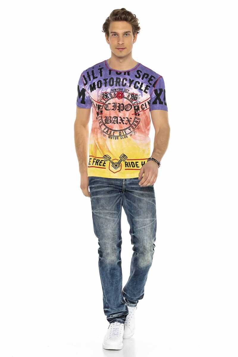 CT580 t-shirt męski cieniowany