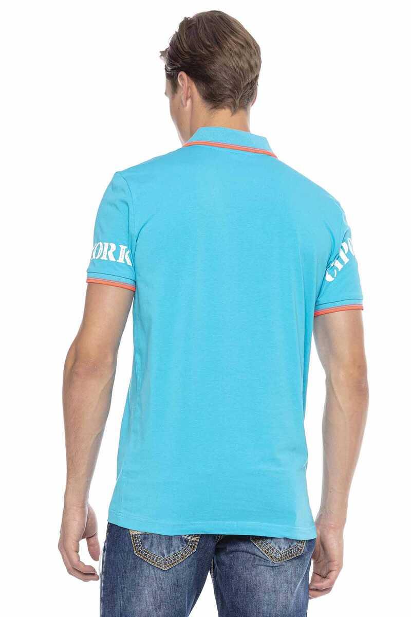 CT603 t-shirt męski polo z nadrukiem