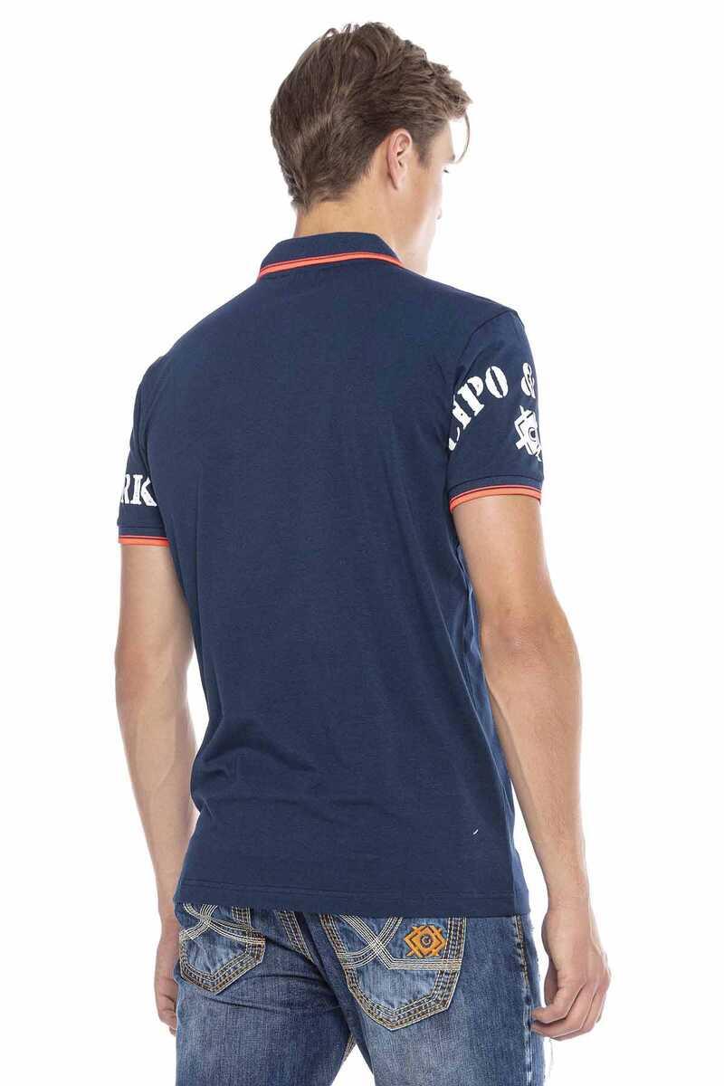 CT603 t-shirt męski polo z nadrukiem