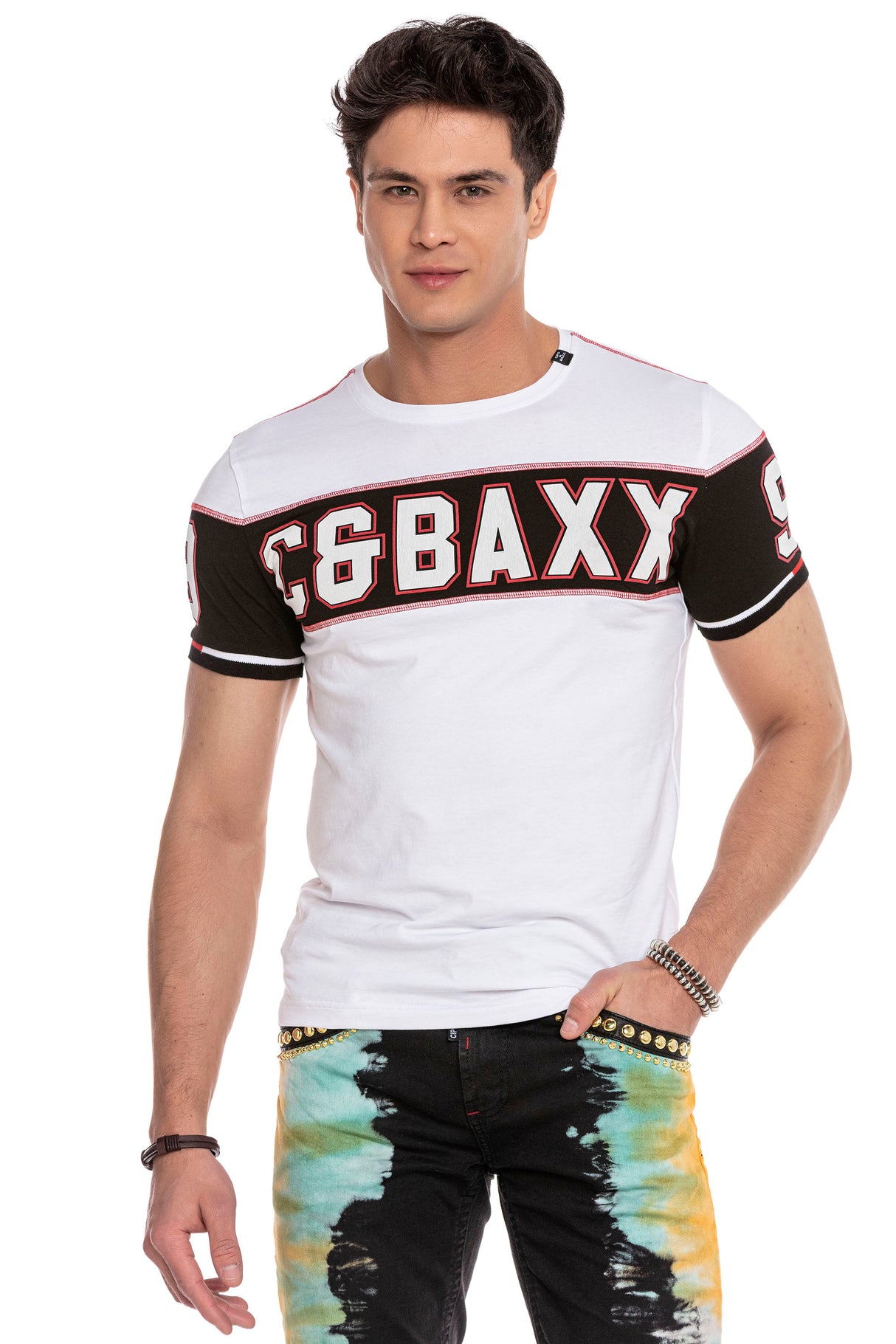 CT631 t-shirt męski w sportowym stylu