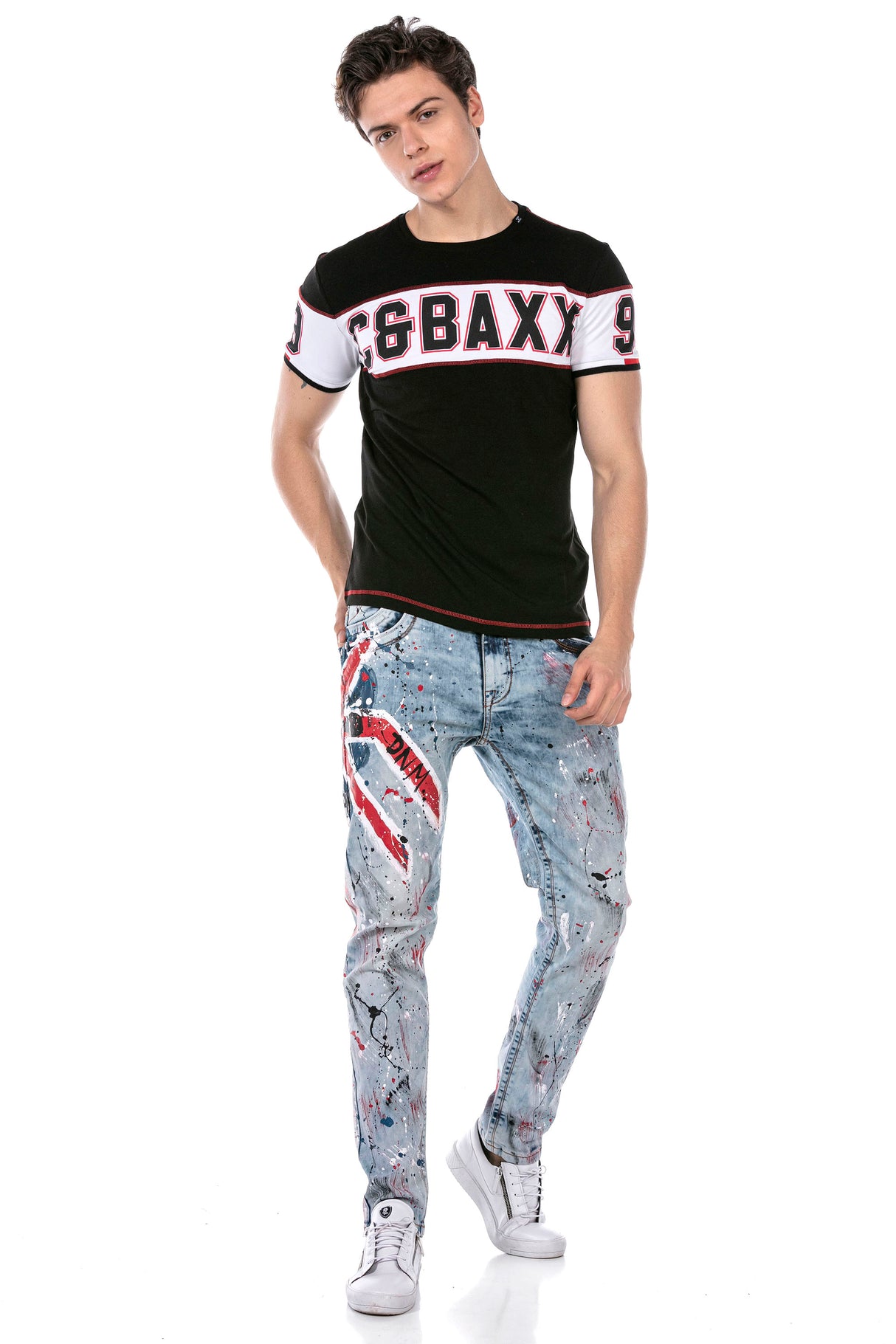 CT631 t-shirt męski w sportowym stylu