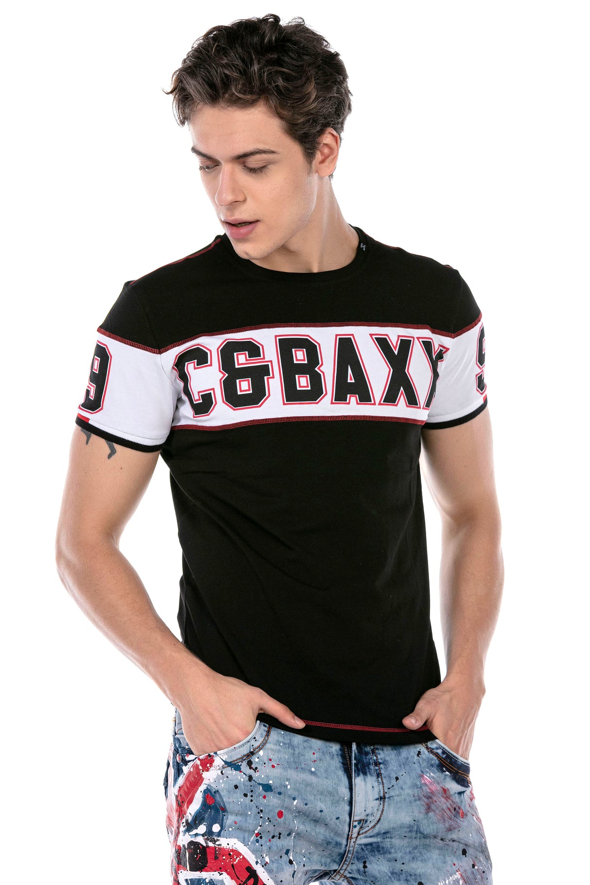 CT631 t-shirt męski w sportowym stylu