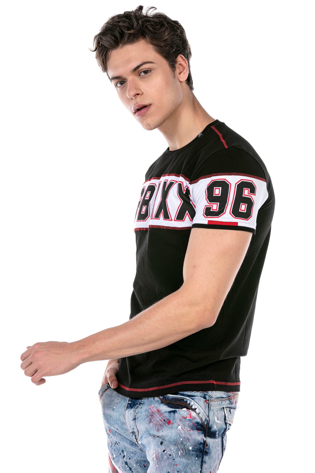CT631 t-shirt męski w sportowym stylu