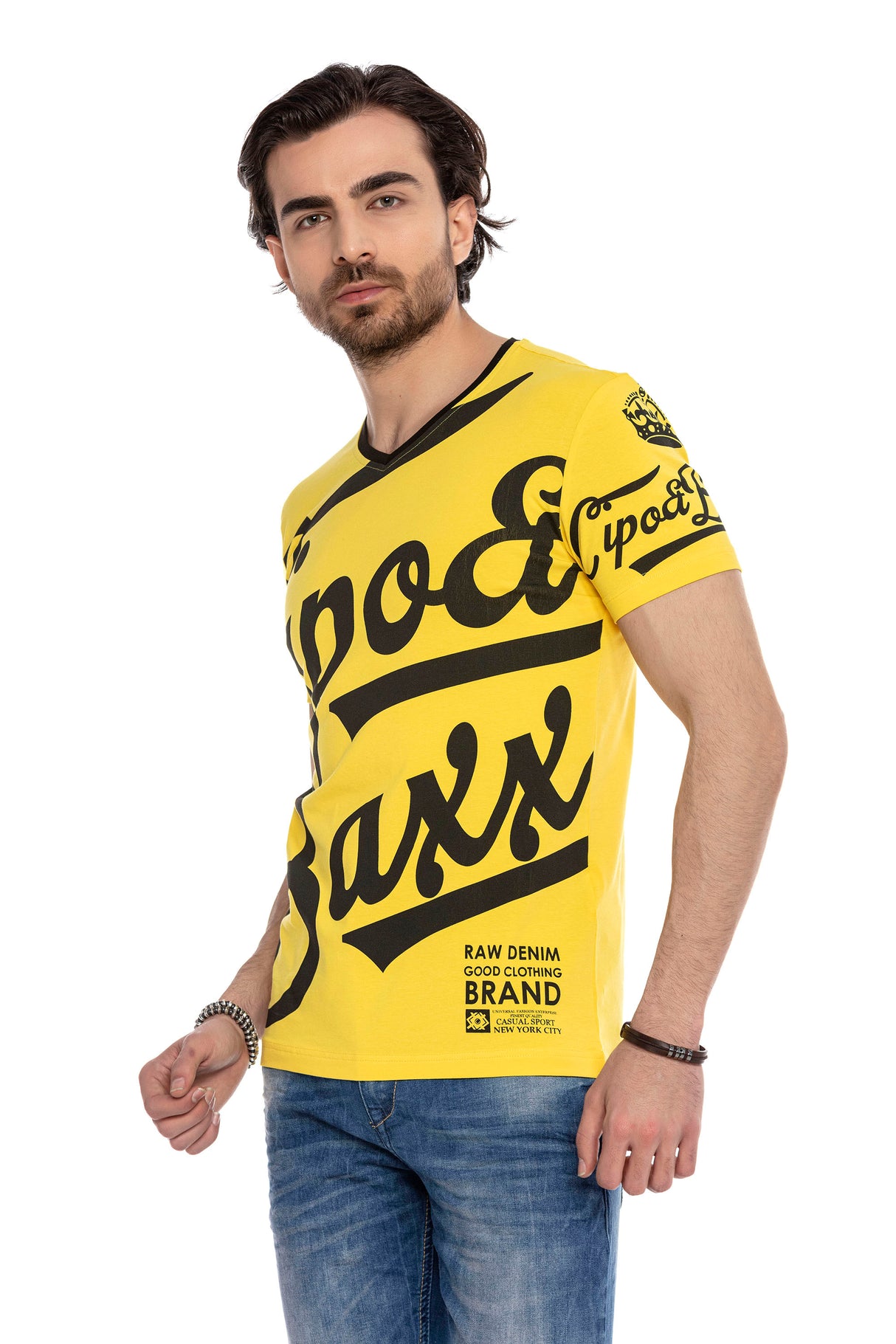 CT635 t-shirt męski z nadrukiem