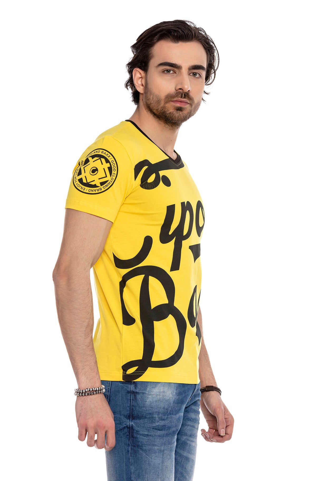 CT635 t-shirt męski z nadrukiem