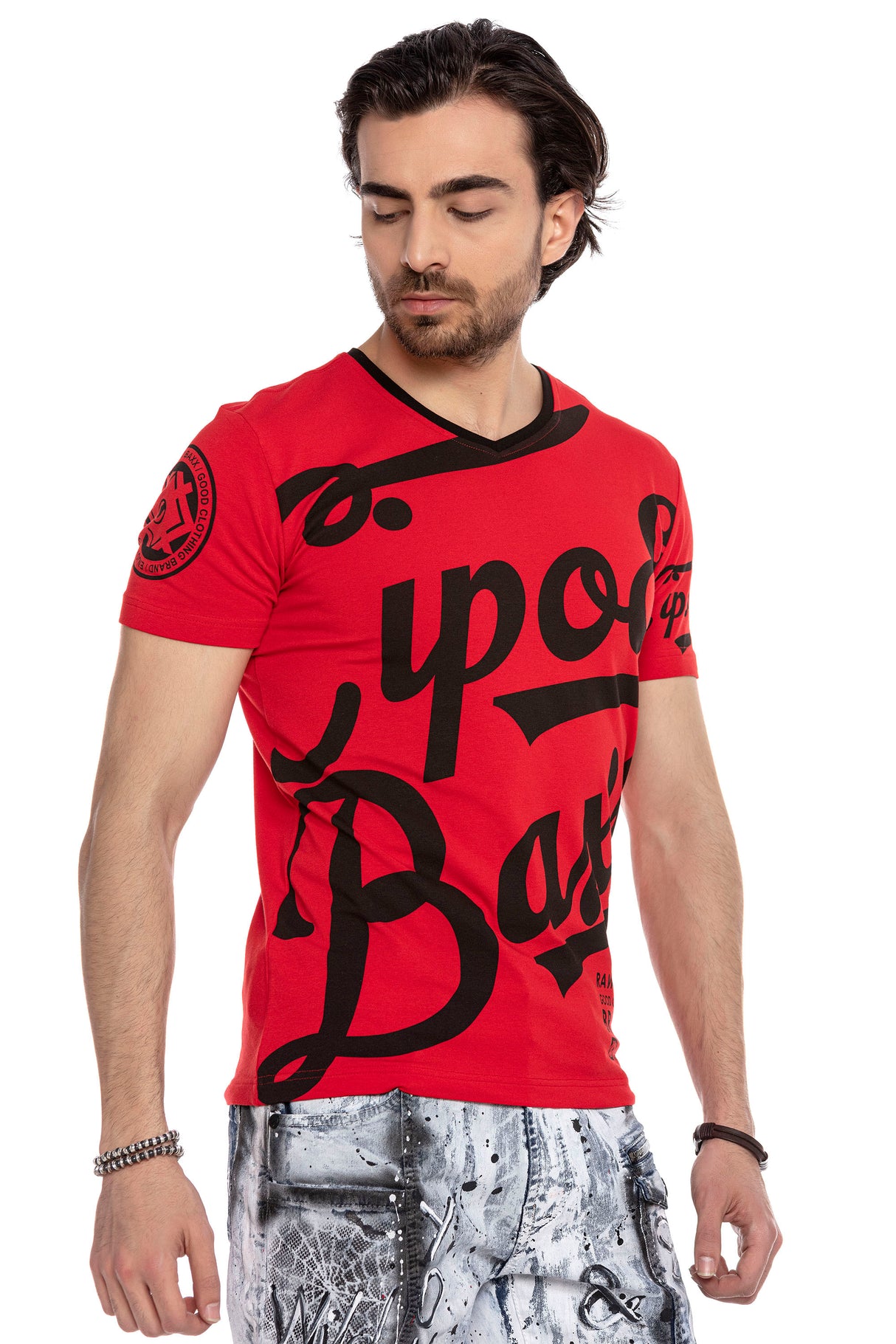 CT635 t-shirt męski z nadrukiem