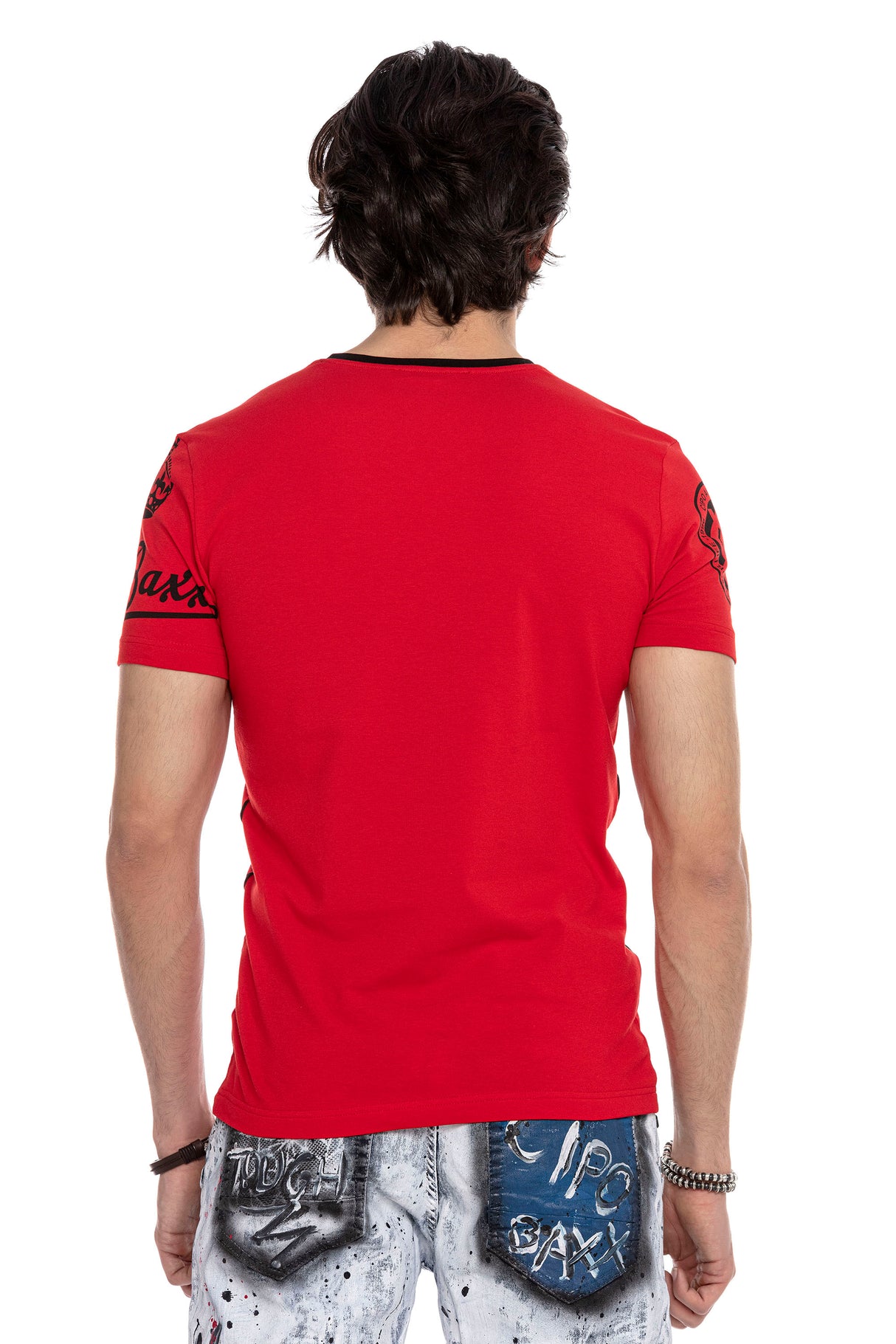 CT635 t-shirt męski z nadrukiem