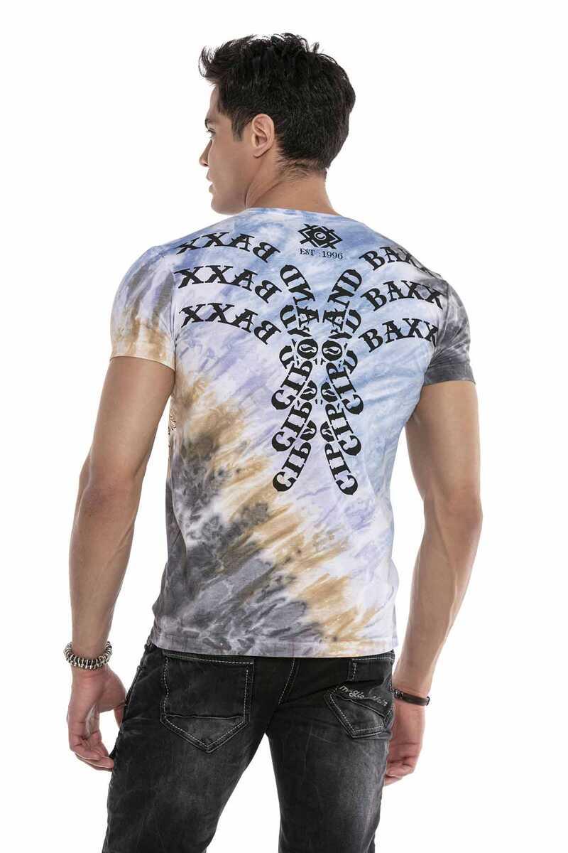 CT643 t-shirt męski z nadrukiem