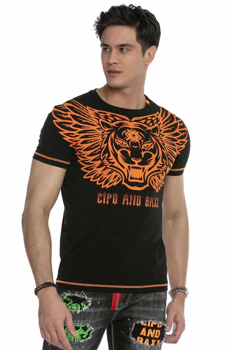 CT644 t-shirt męski z nadrukiem