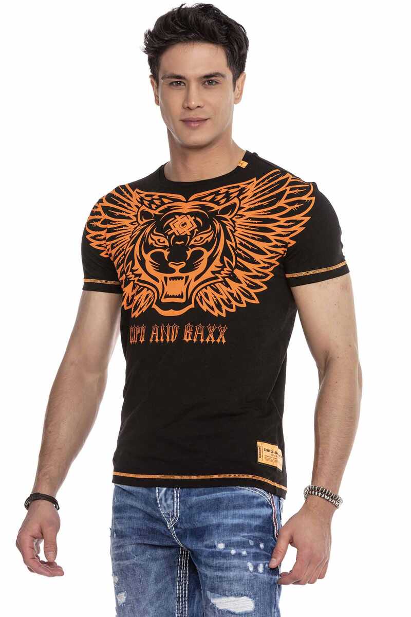 CT644 t-shirt męski z nadrukiem