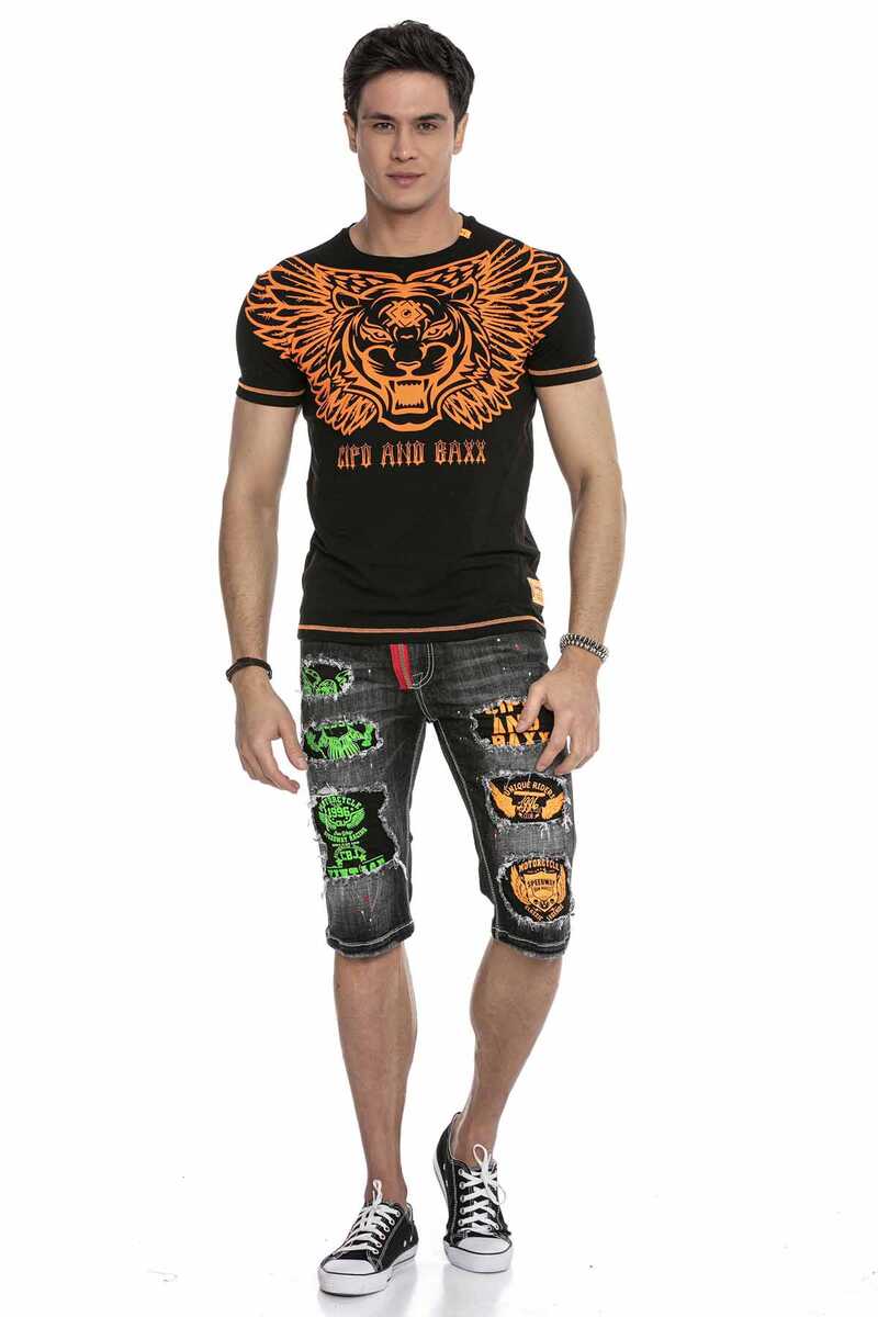 CT644 t-shirt męski z nadrukiem