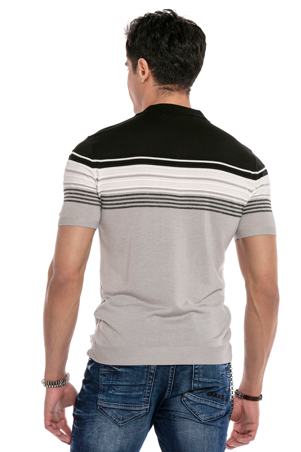 CT654 t-shirt męski dzianinowy