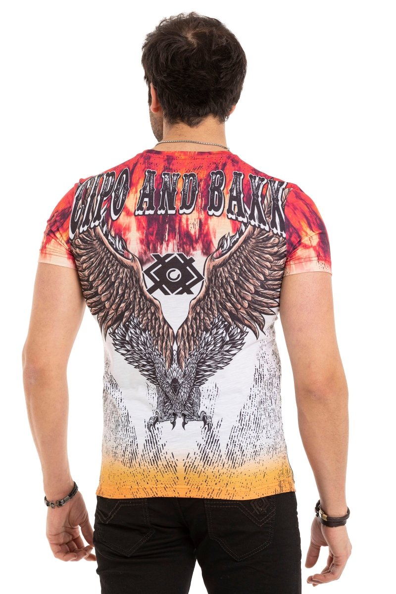 CT665 t-shirt męski z nadrukiem