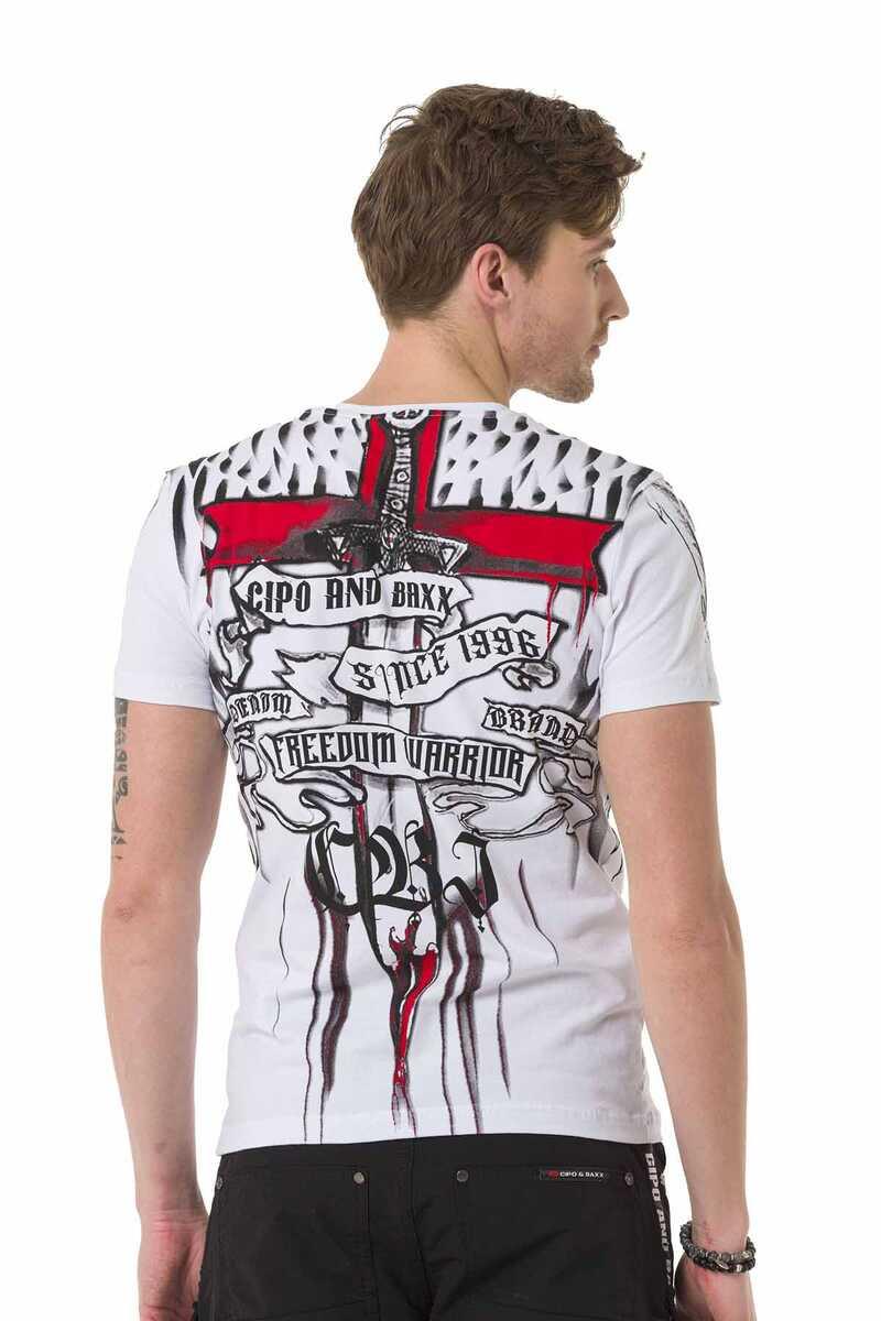 CT673 t-shirt męski nadrukiem