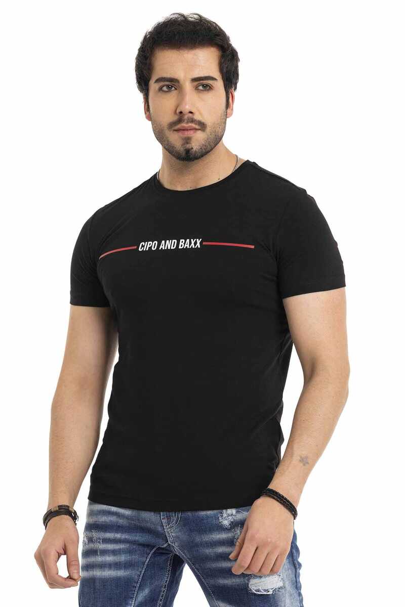 CT674 t-shirt męski z nadrukiem basic