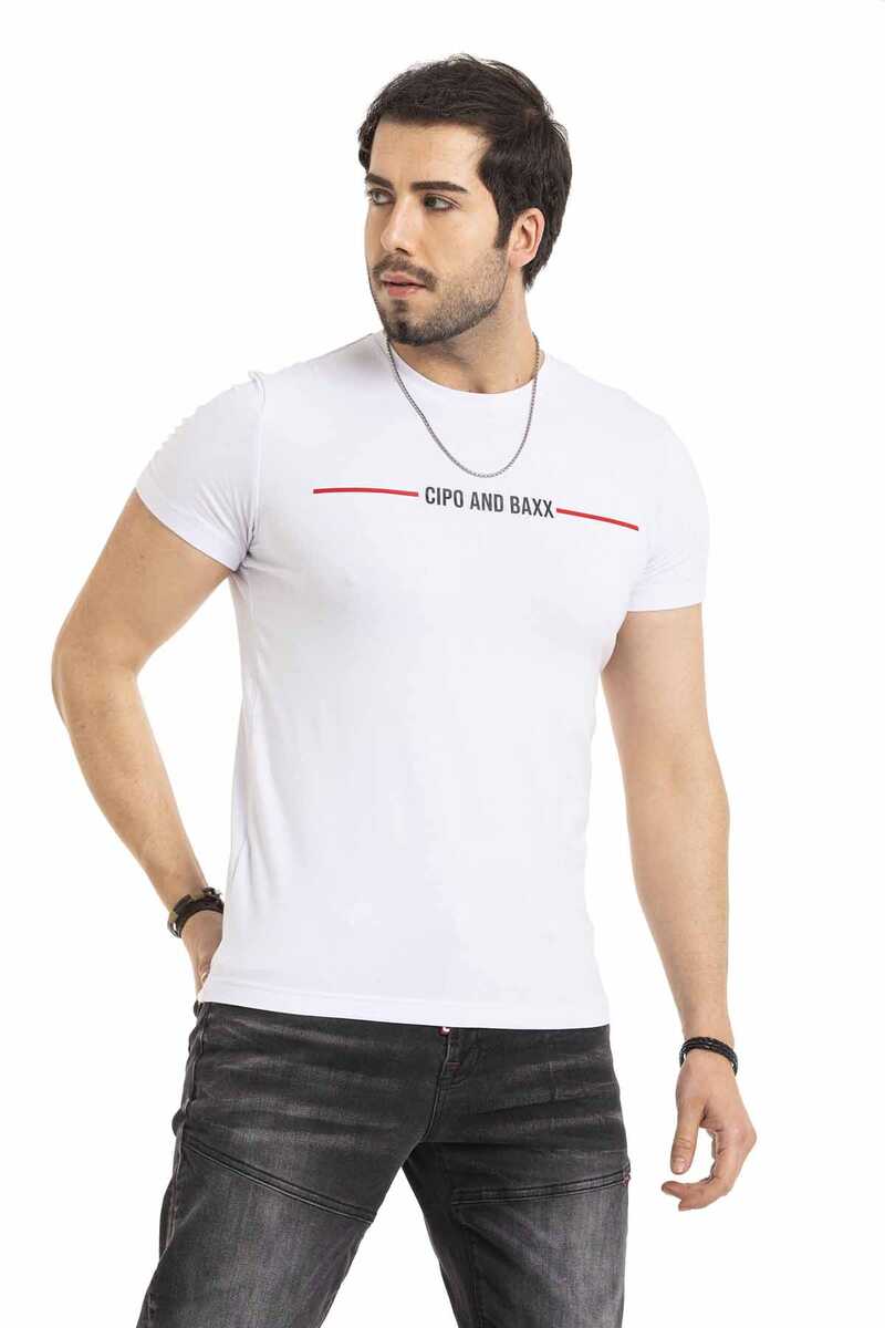 CT674 t-shirt męski z nadrukiem basic