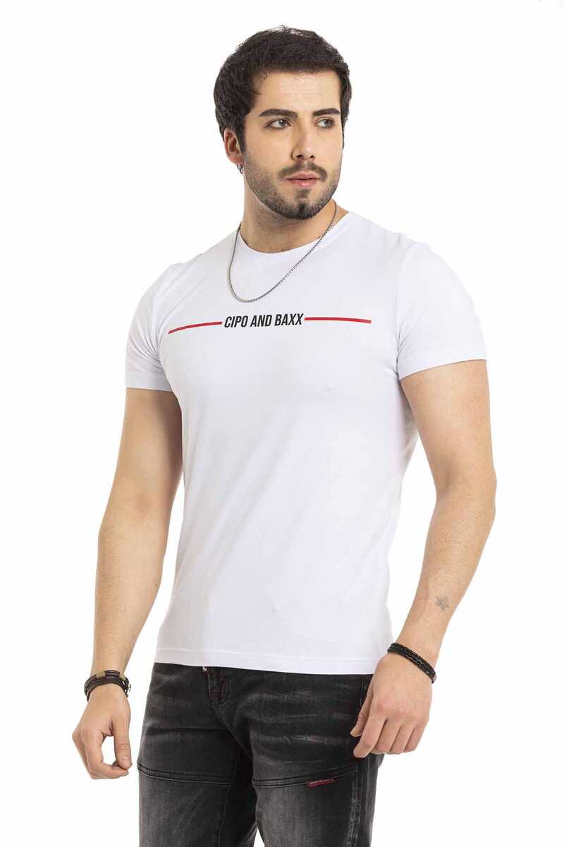CT674 t-shirt męski z nadrukiem basic