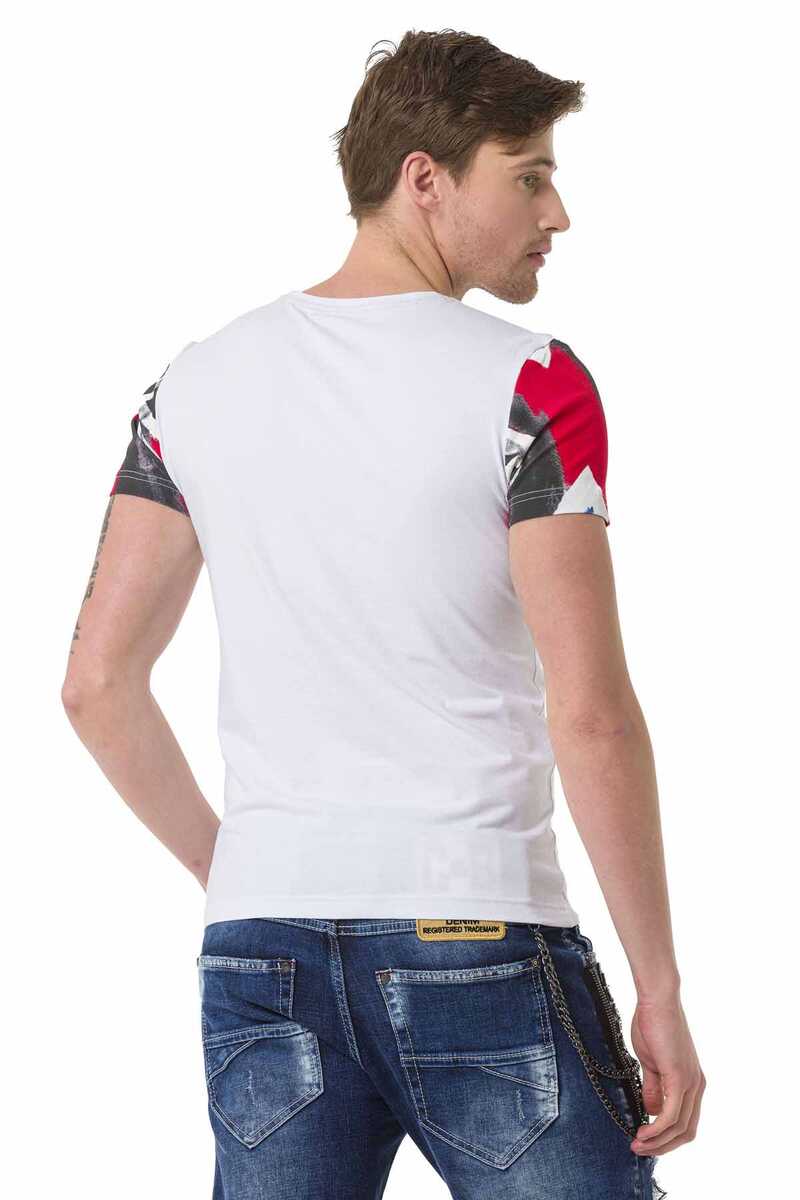 CT683 t-shirt męski z nadrukiem