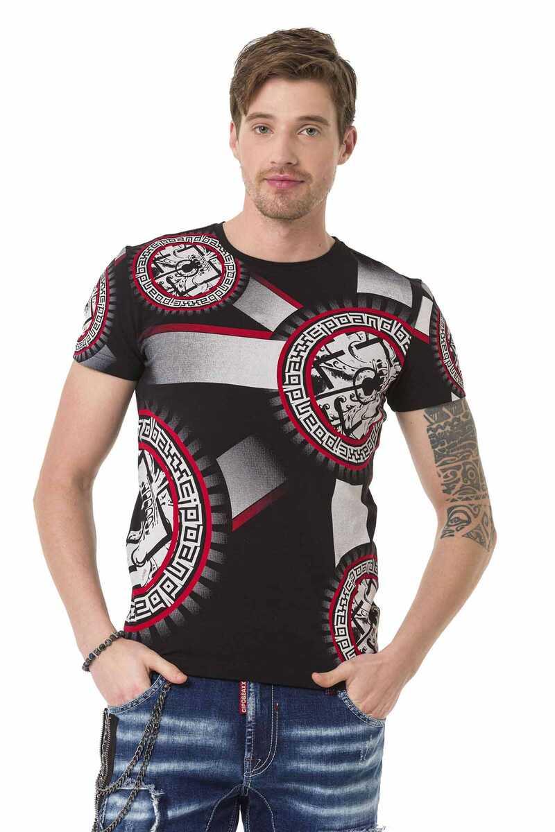 CT692 t-shirt męski z nadrukiem