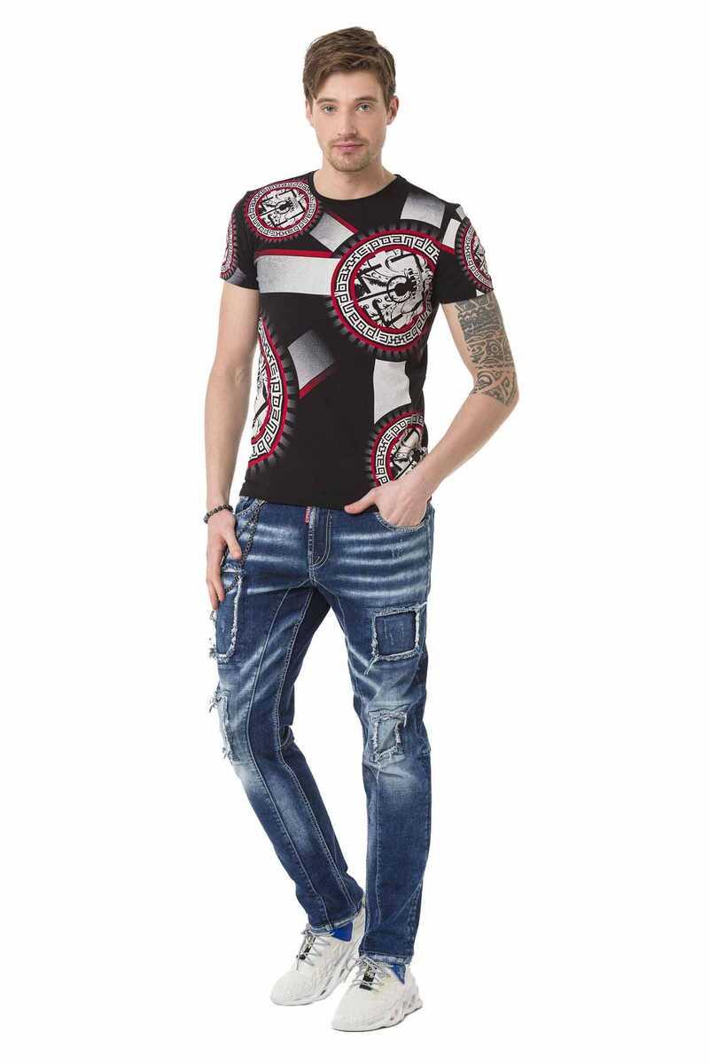 CT692 t-shirt męski z nadrukiem