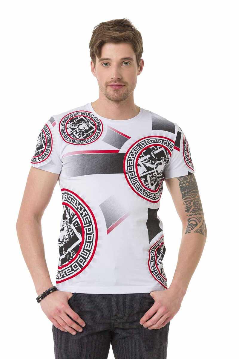 CT692 t-shirt męski z nadrukiem