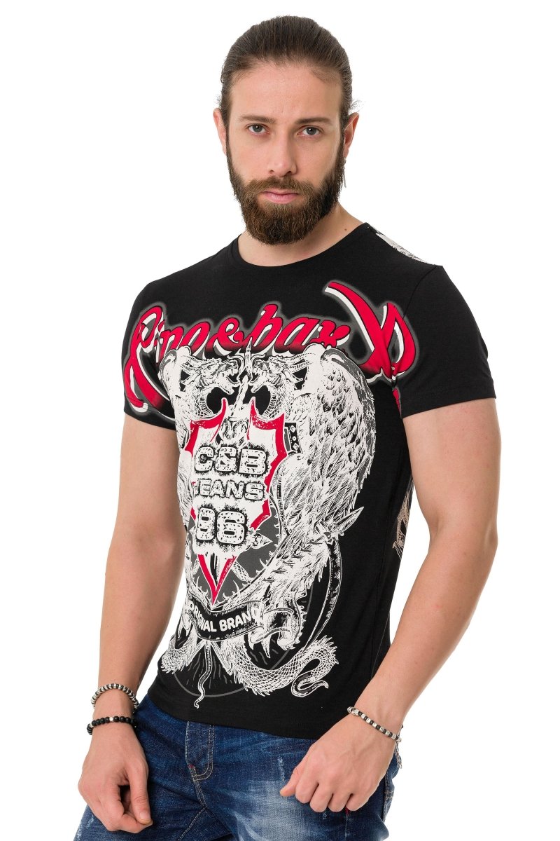 CT716 t-shirt męski z nadrukiem