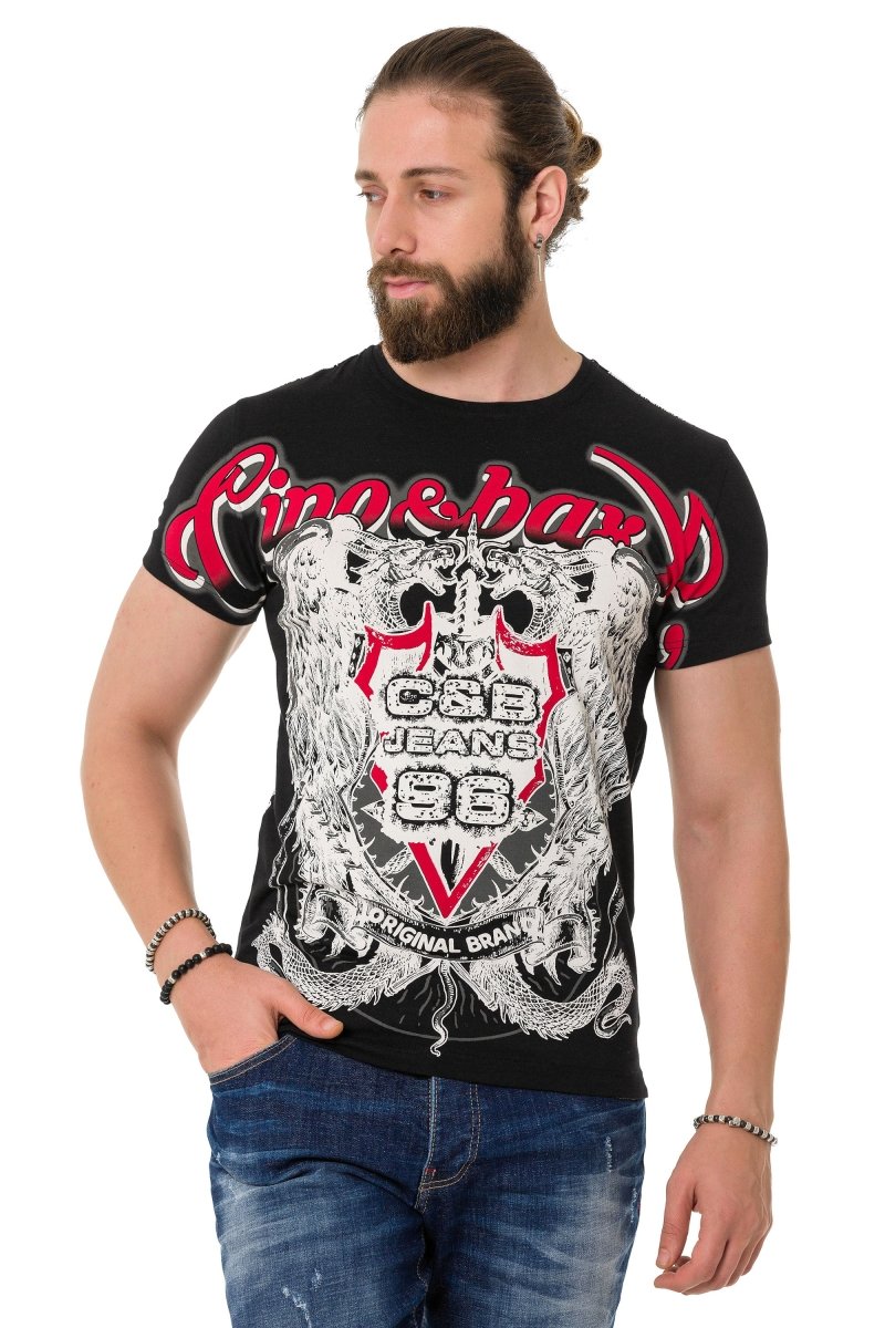 CT716 t-shirt męski z nadrukiem