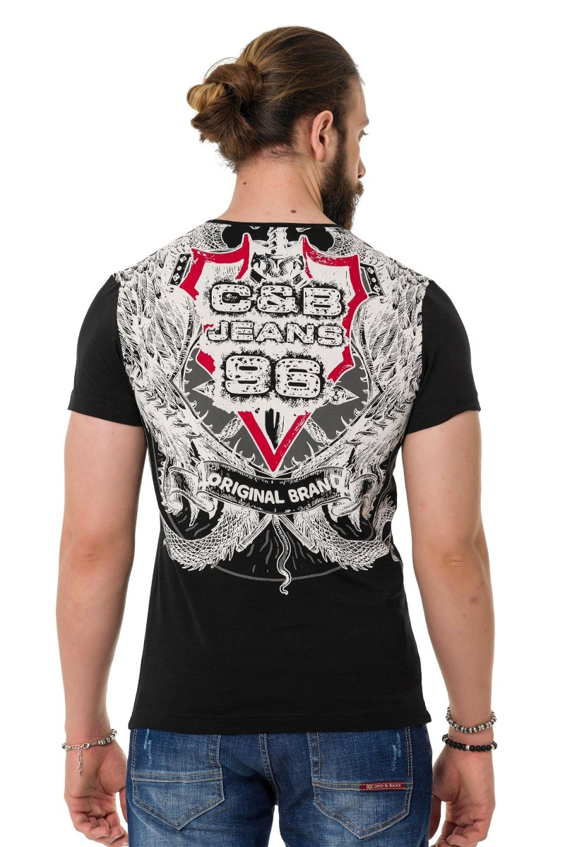 CT716 t-shirt męski z nadrukiem