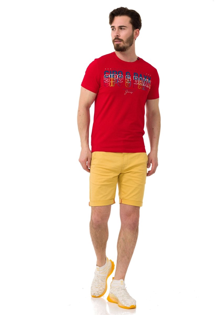 CT717 t-shirt męski z nadrukiem