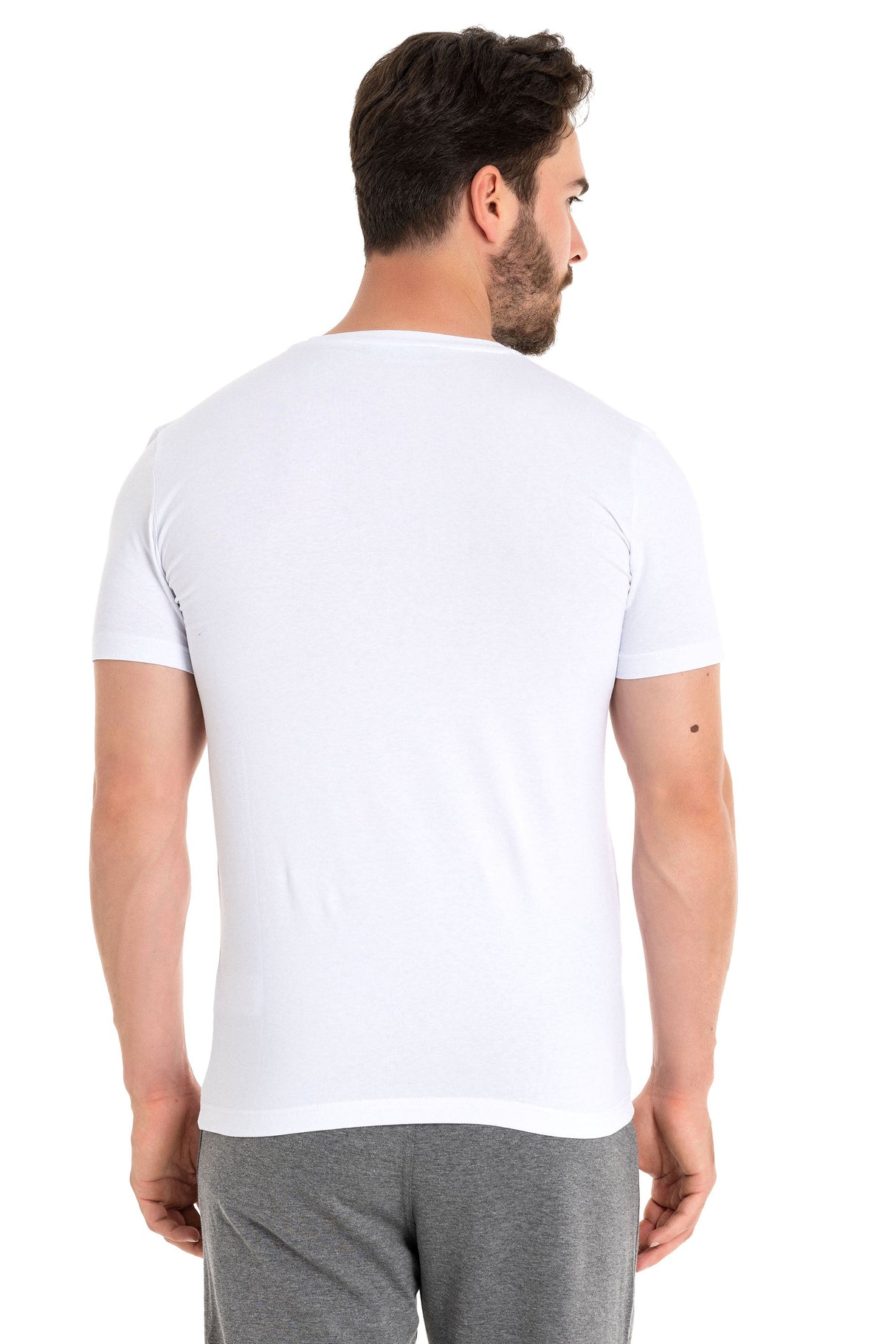 CT717 t-shirt męski z nadrukiem