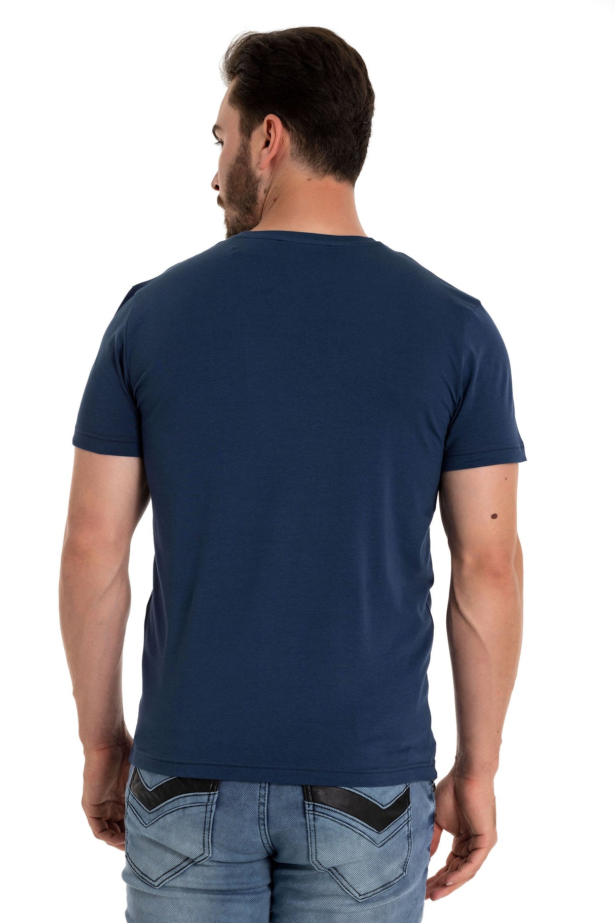 CT717 t-shirt męski z nadrukiem