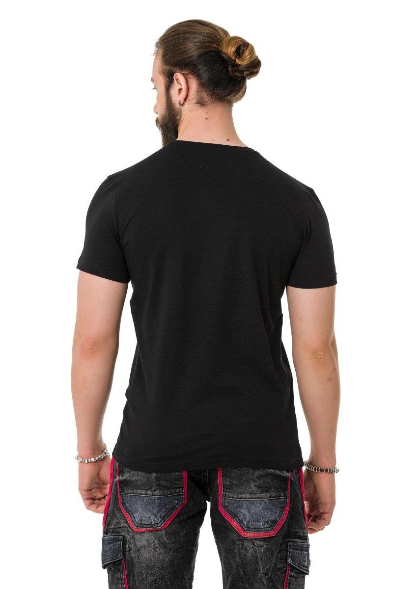 CT733 t-shirt męski z kamieniami