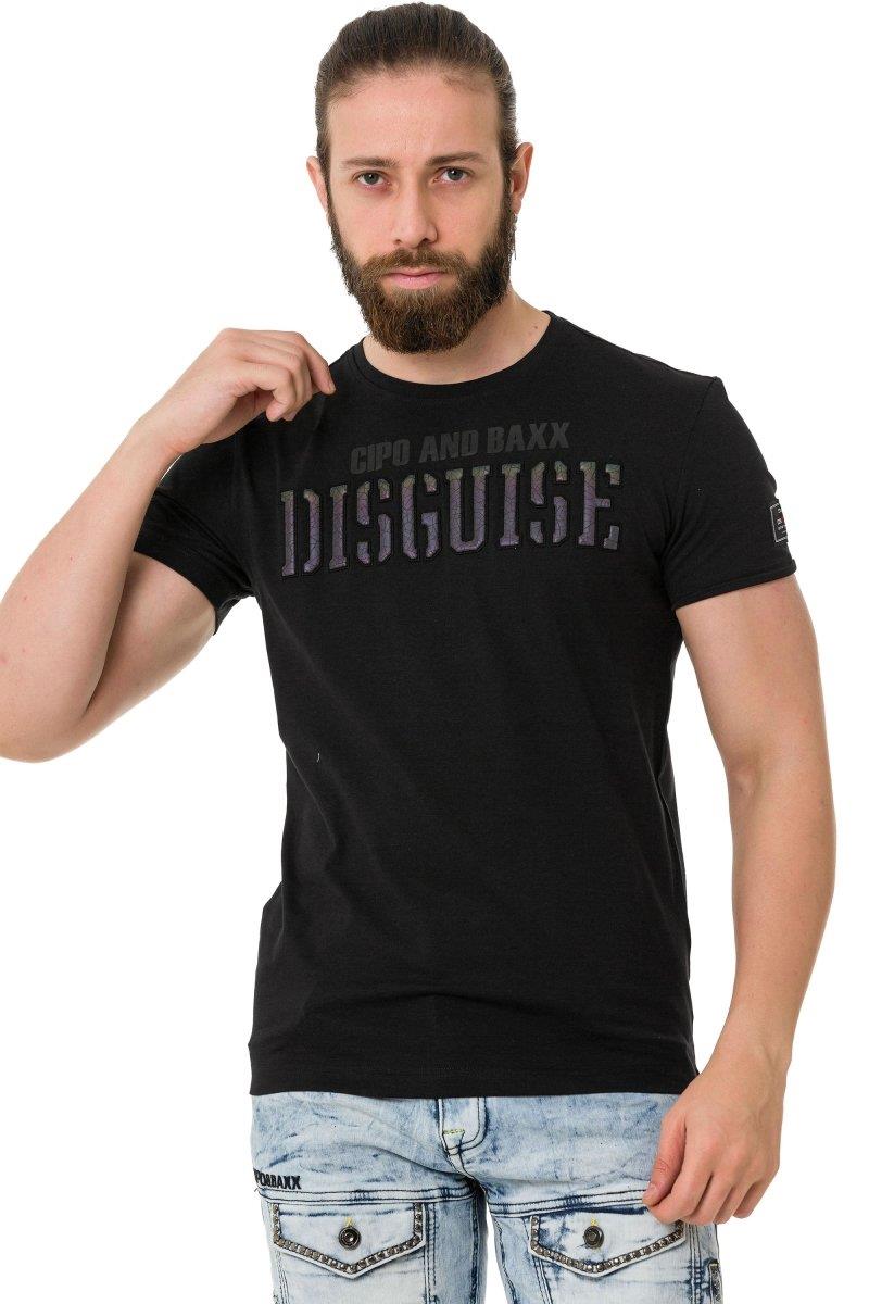 CT737 Camiseta para hombres con en relieve sigilosa