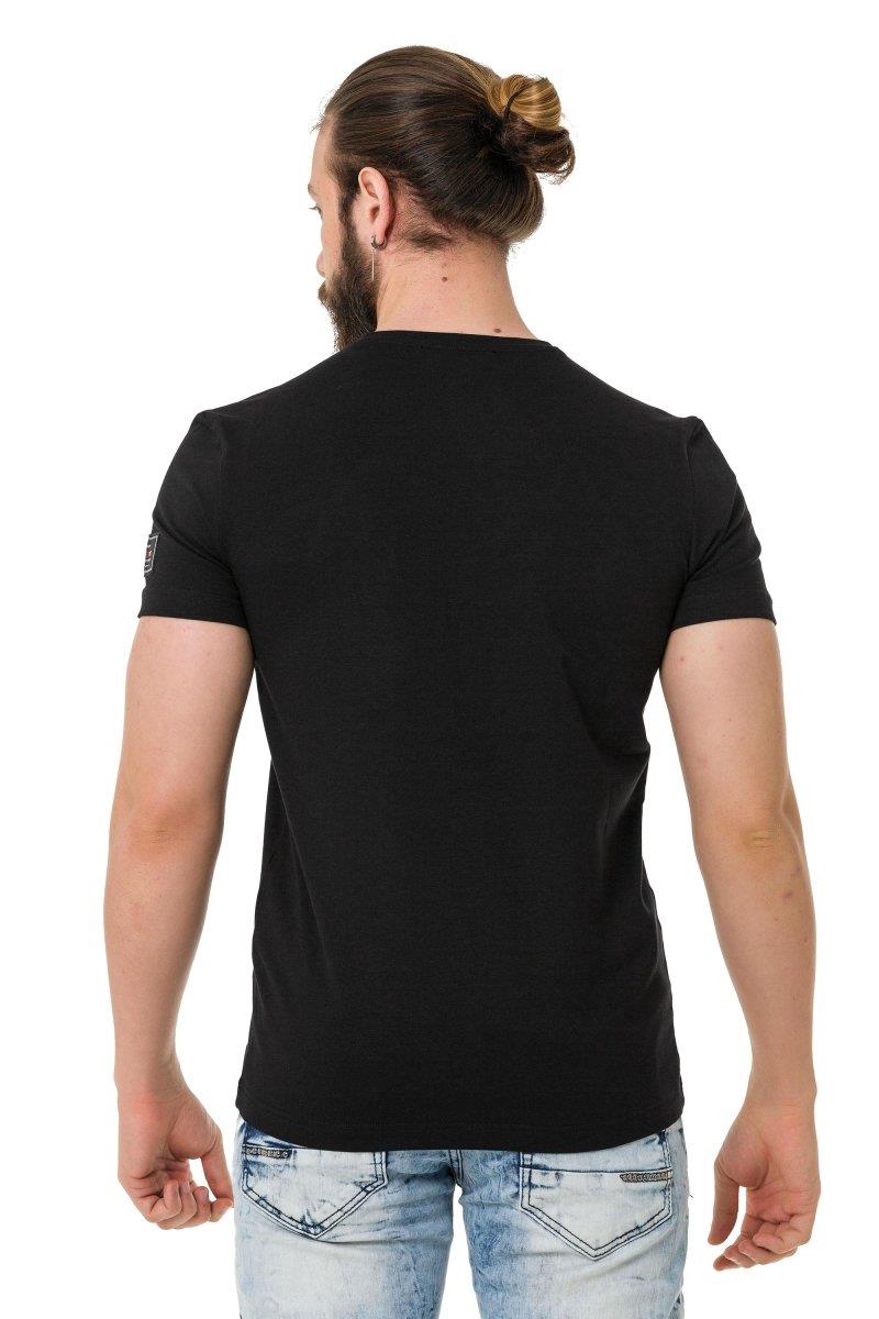 CT737 Camiseta para hombres con en relieve sigilosa