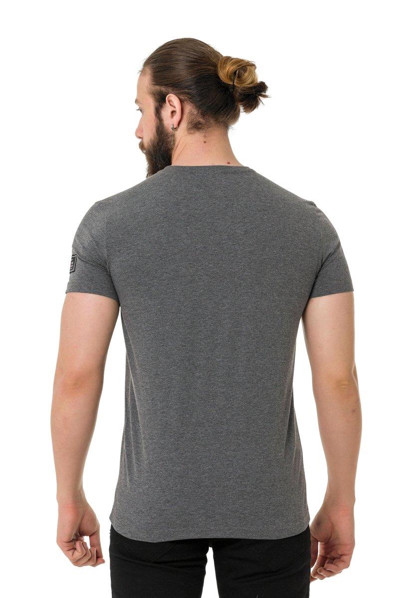 CT737 Camiseta para hombres con en relieve sigilosa