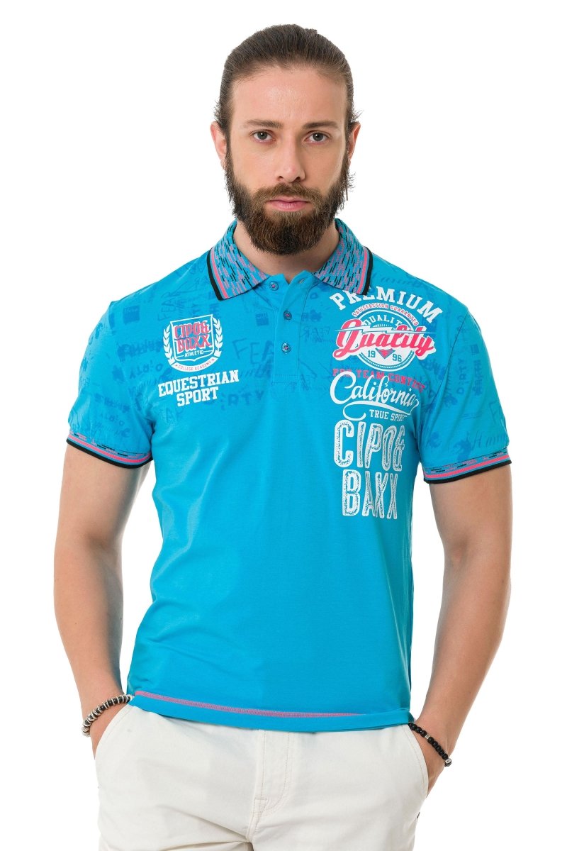 CT738 t-shirt męski polo